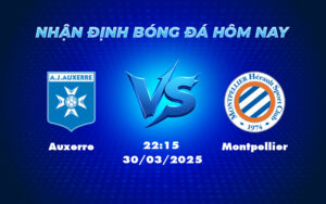 auxerre montpellier 30 03 ligue 1