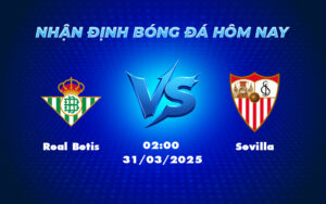 real betis sevilla 31 03 la liga