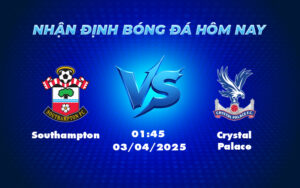 southampton crystal palace 03 04 ngoai hang anh